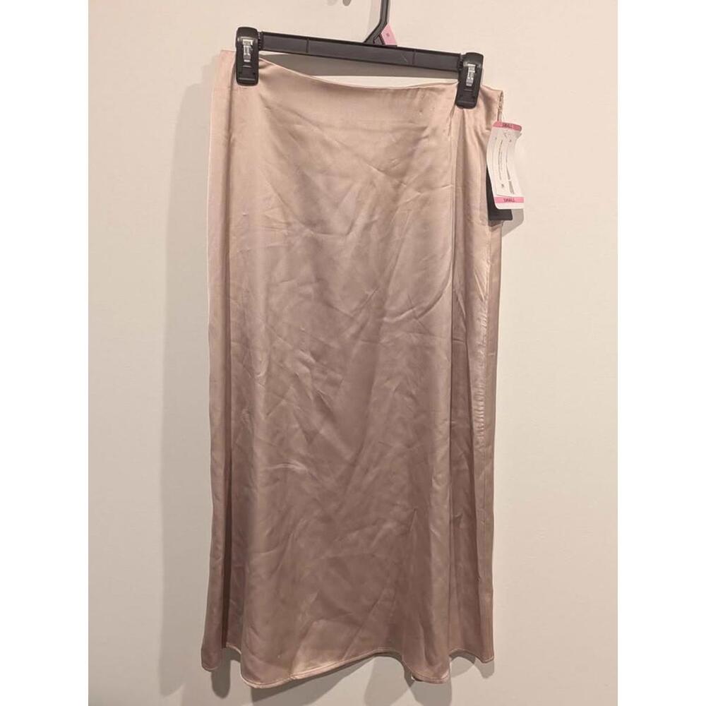 New French Connection Satin Skirt Small With Tags